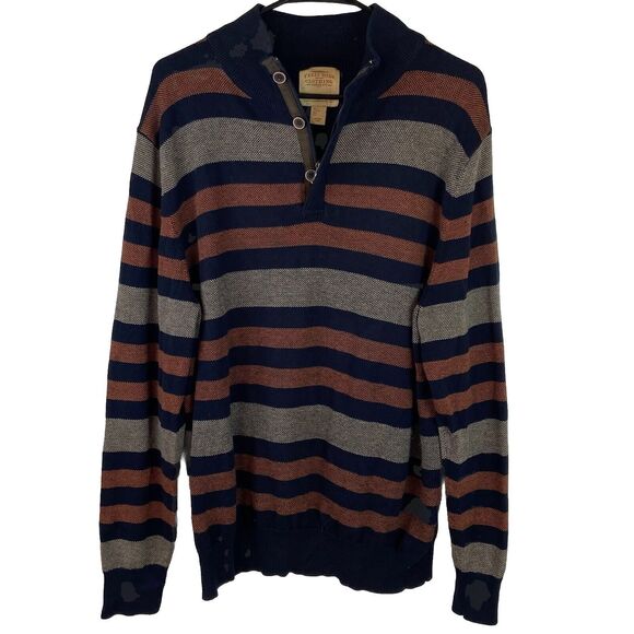 Telluride Other - Telluride Clothing Company Men's Striped Pullover Sweater Cotton Size Large